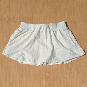 Free People FP Movement‎ Skort White Athletic Tennis Workout Skirt Women's Large
